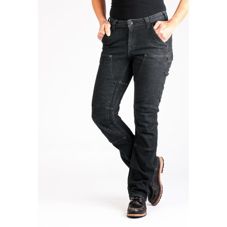 Dovetail Workwear Britt Utility - Black Thermal Denim 16x30 DWF19P2W-001-16x30